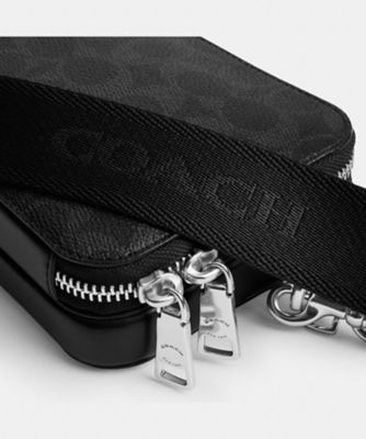 クリントン クロスボディ バッグ・シグネチャー キャンバス | COACH